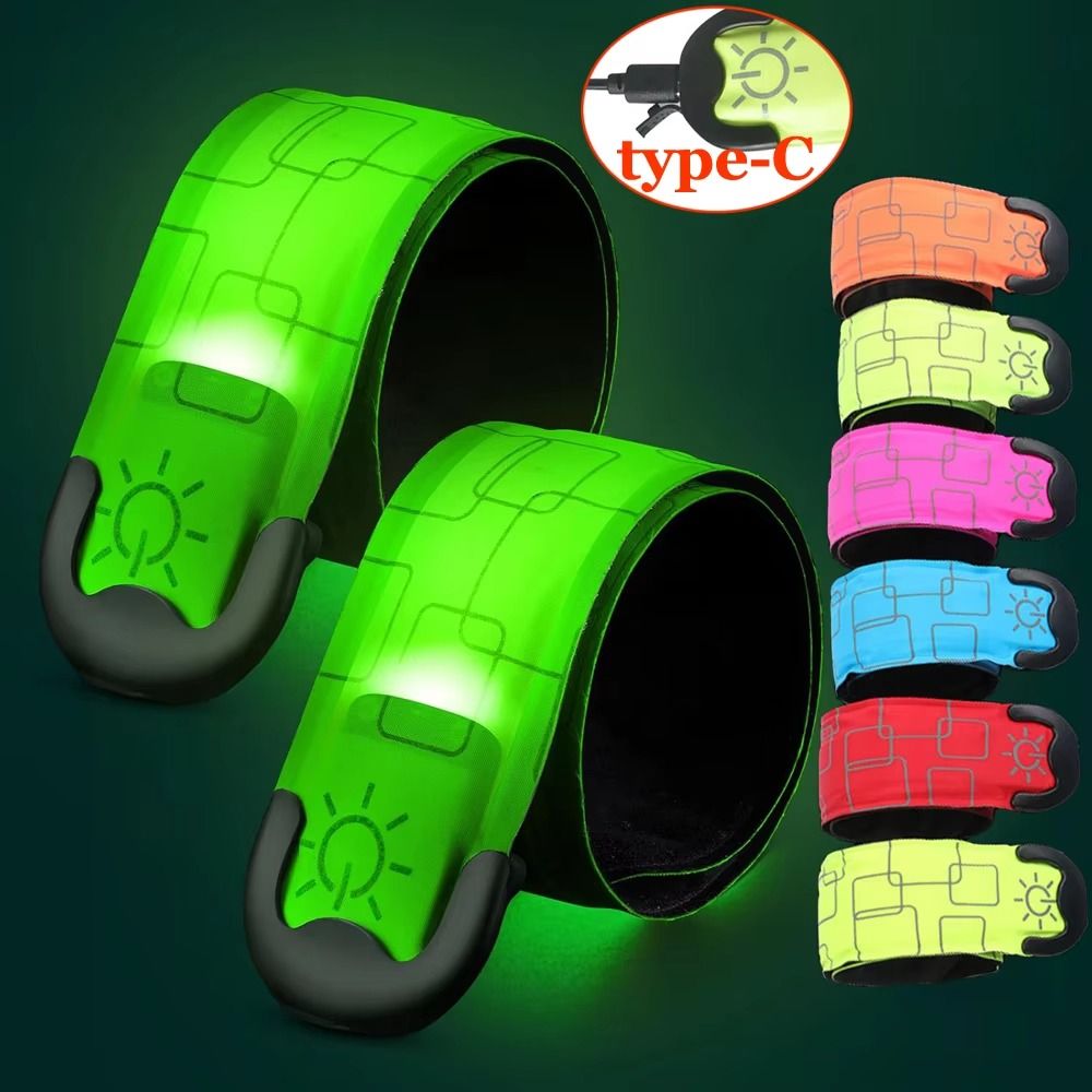 Running Gear For Night - Battery Style Night Running Armband USB