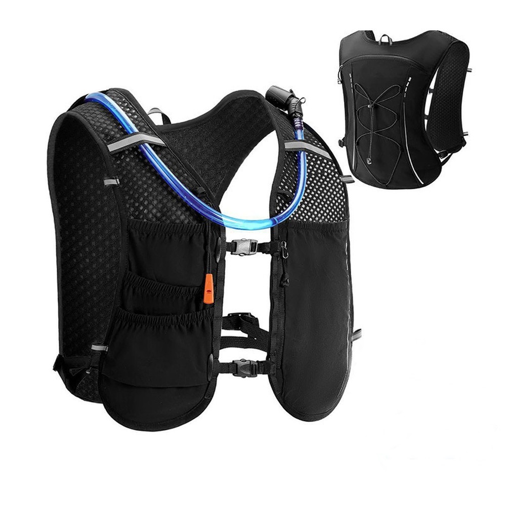 Running Gear Hydration - Men's Running Vest Hydration Pack, Adjustable