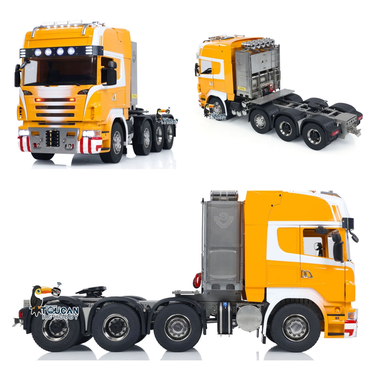 Toy 1/14 8x8 R620 RC Tractor T - огляд і ціна Running Gear Box