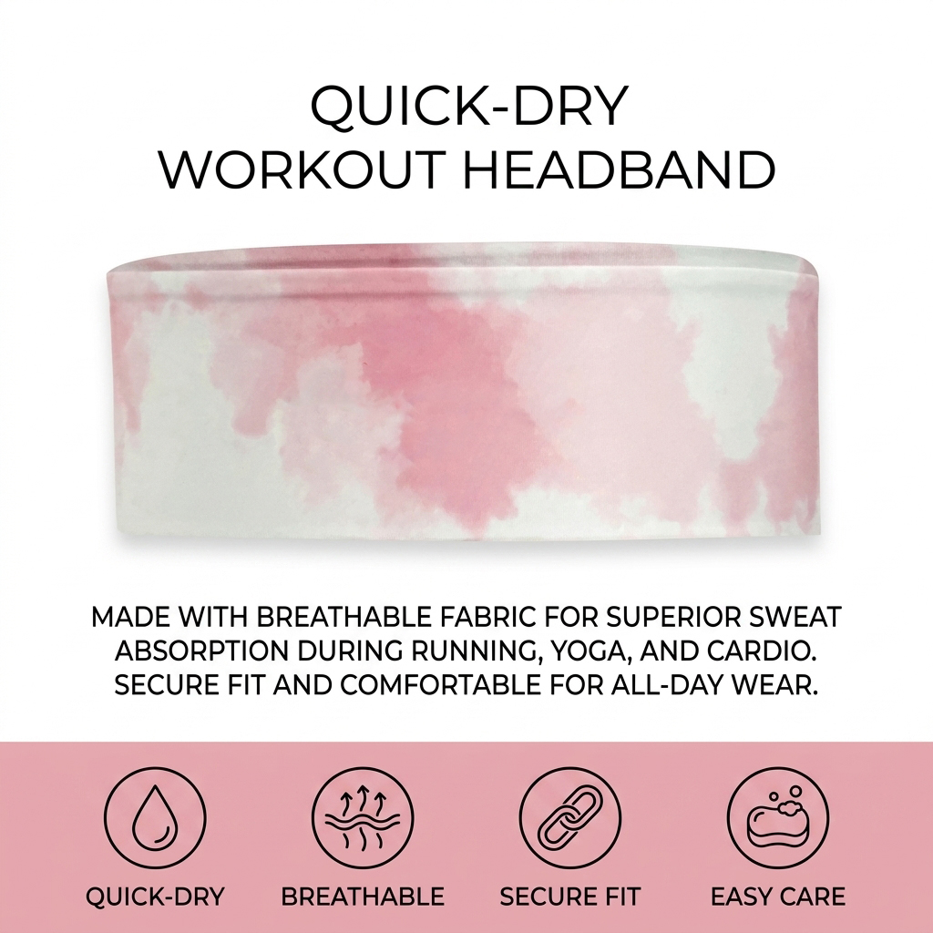 Breathable Sports Headband Swe - огляд і ціна Running Gear Quick Dry