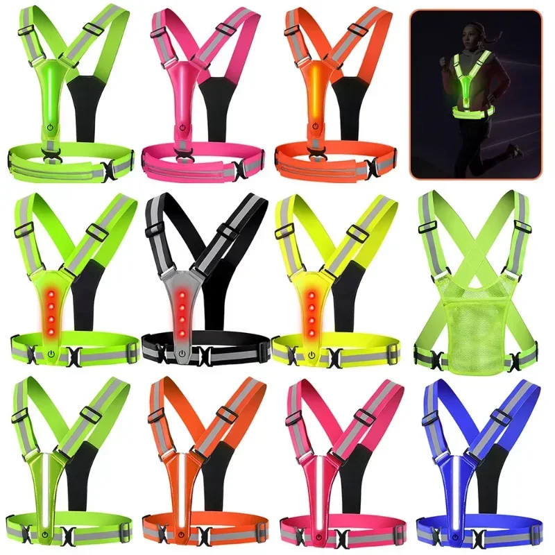 LED Reflective Vest Running Ge - огляд і ціна Running Gear For Night
