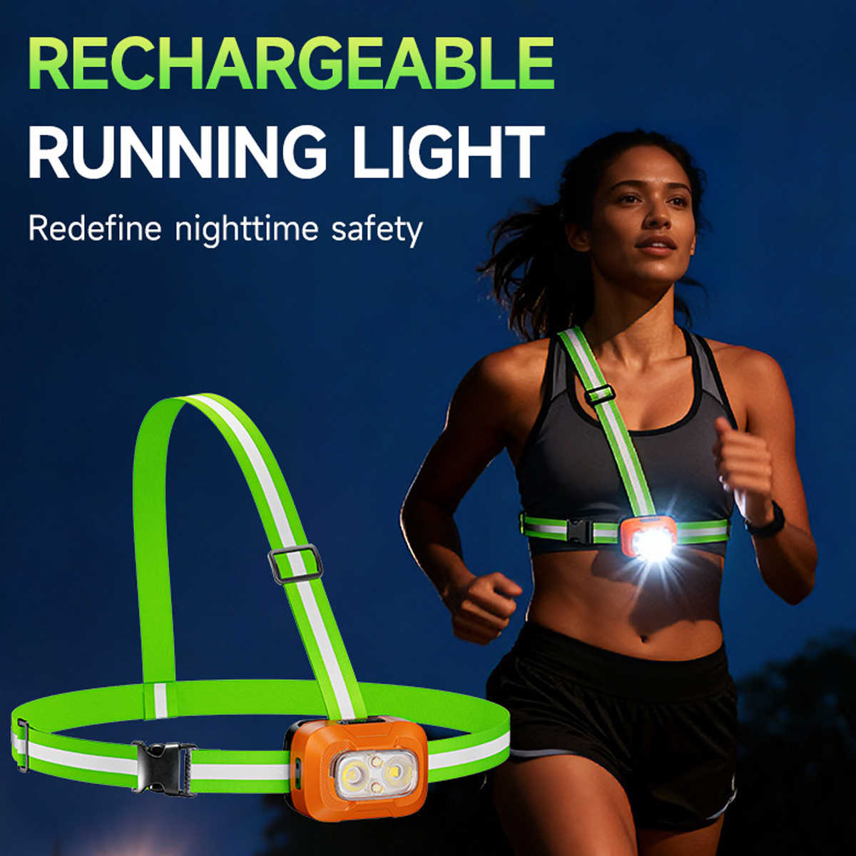 Running Light USB Rechargeable - огляд і ціна Running Gear For Night