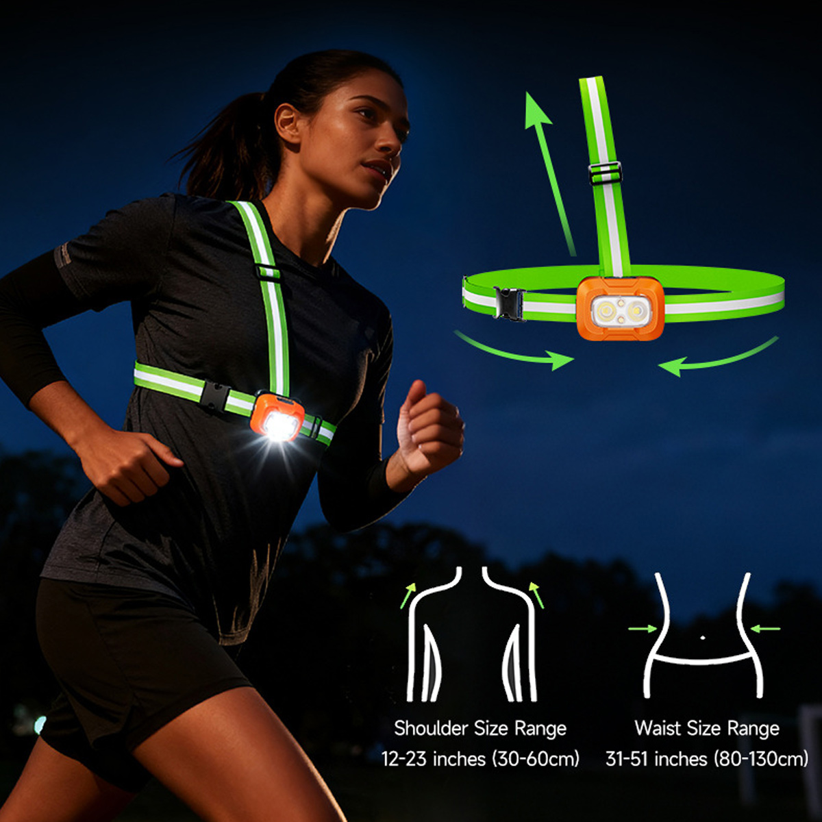 Running Light USB Rechargeable - огляд і ціна Running Gear For Night