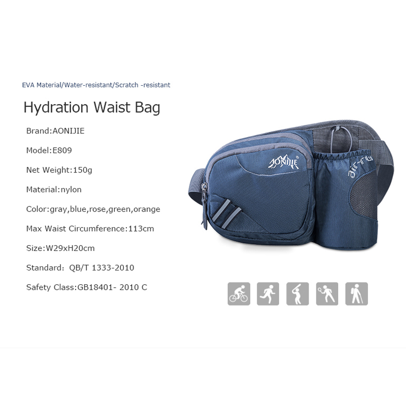AONIJIE E809 Hydration Fanny P - огляд і ціна Running Gear Water