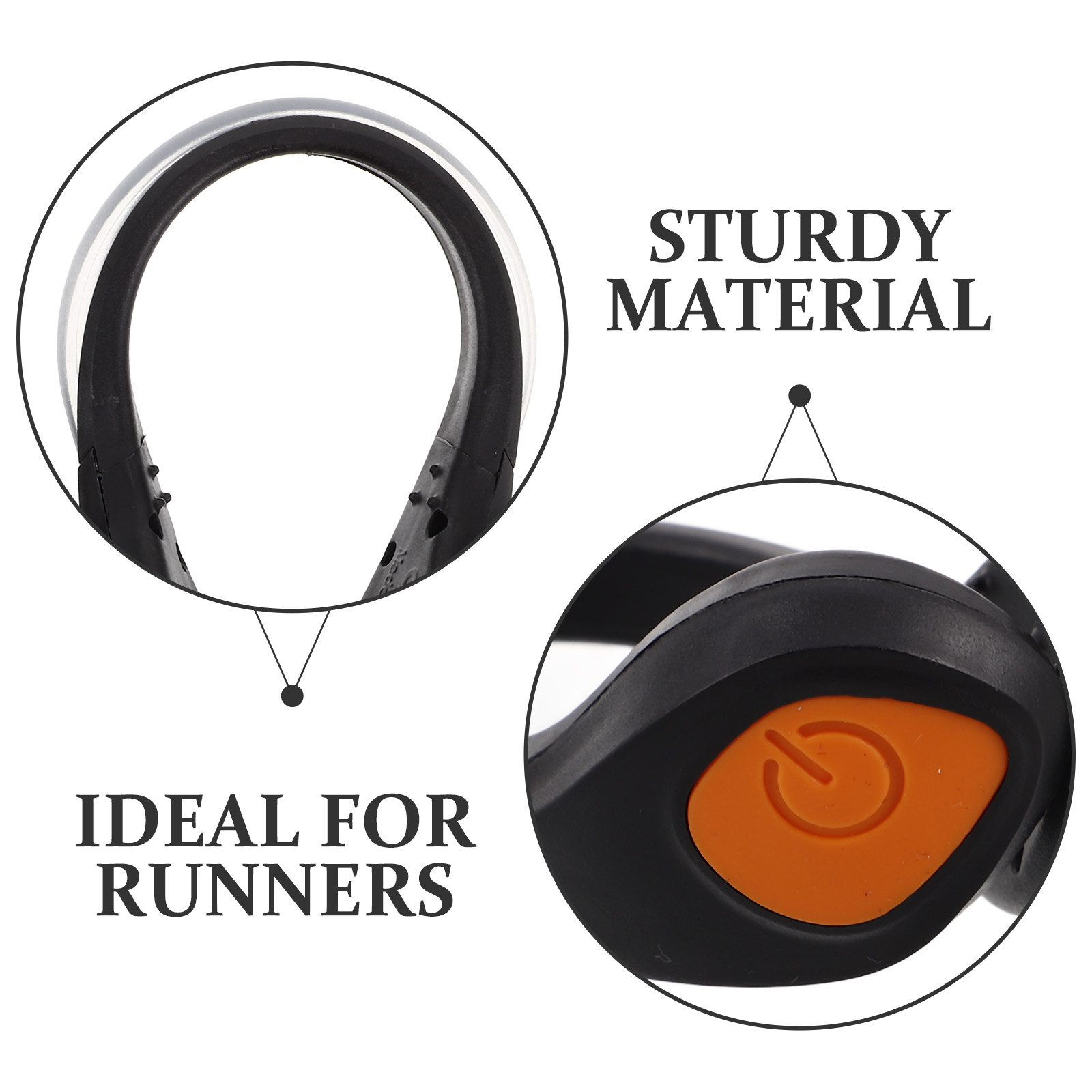 2Pcs LED Shoe Clip Lights Nigh - огляд і ціна Running Gear For Night