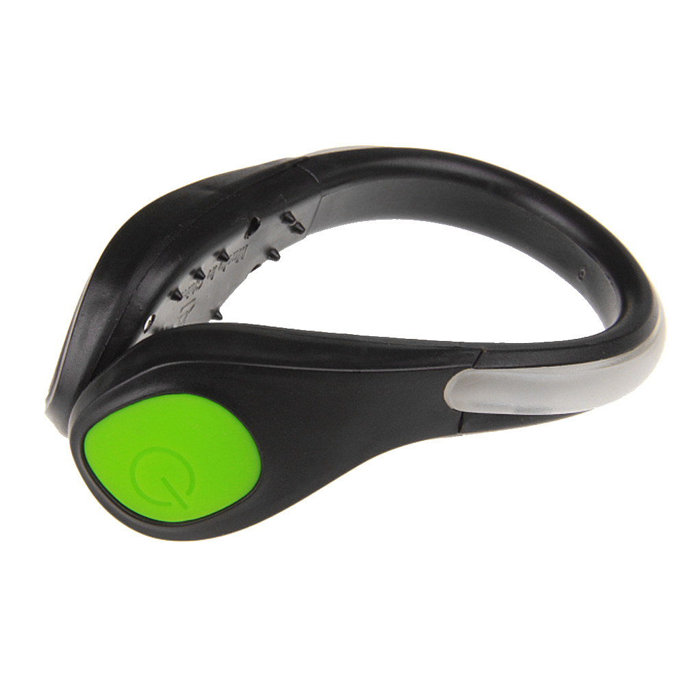 1Pcs LED Flash Shoe Clip Green - огляд і ціна Running Gear For Night