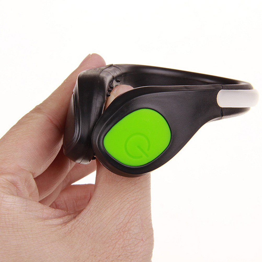 1Pcs LED Flash Shoe Clip Green - огляд і ціна Running Gear For Night