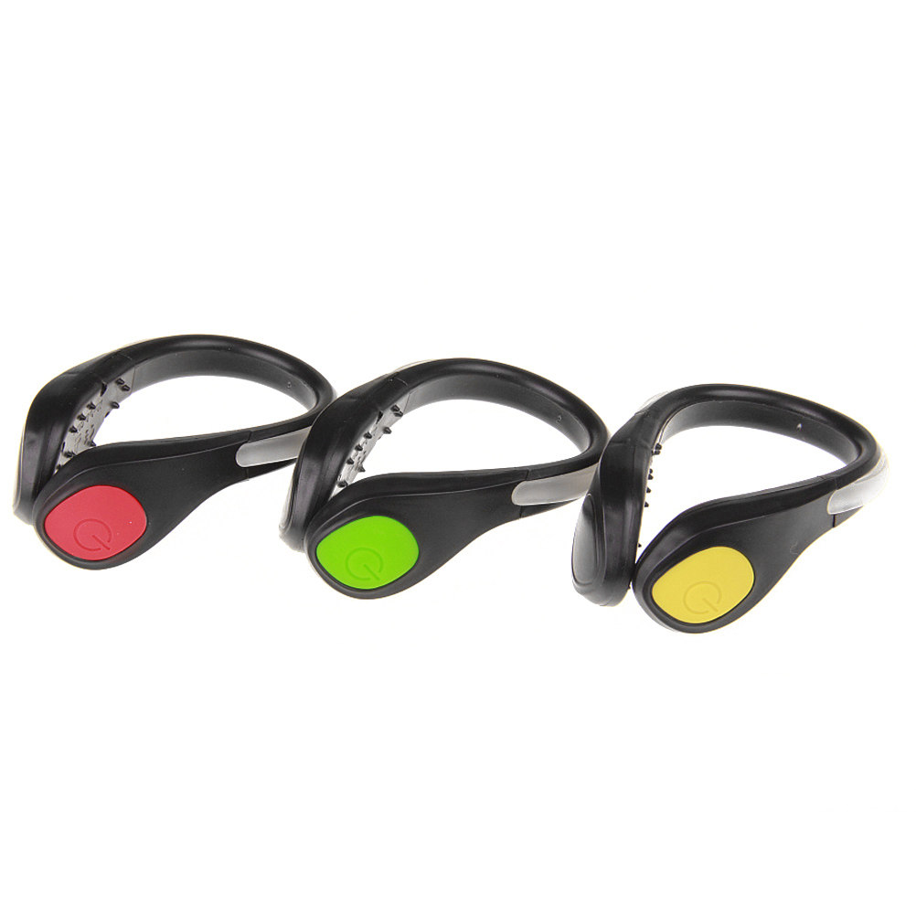 1Pcs LED Flash Shoe Clip Green - огляд і ціна Running Gear For Night
