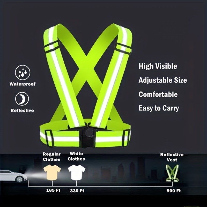 High Visibility Reflective Saf - огляд і ціна Running Gear For Night